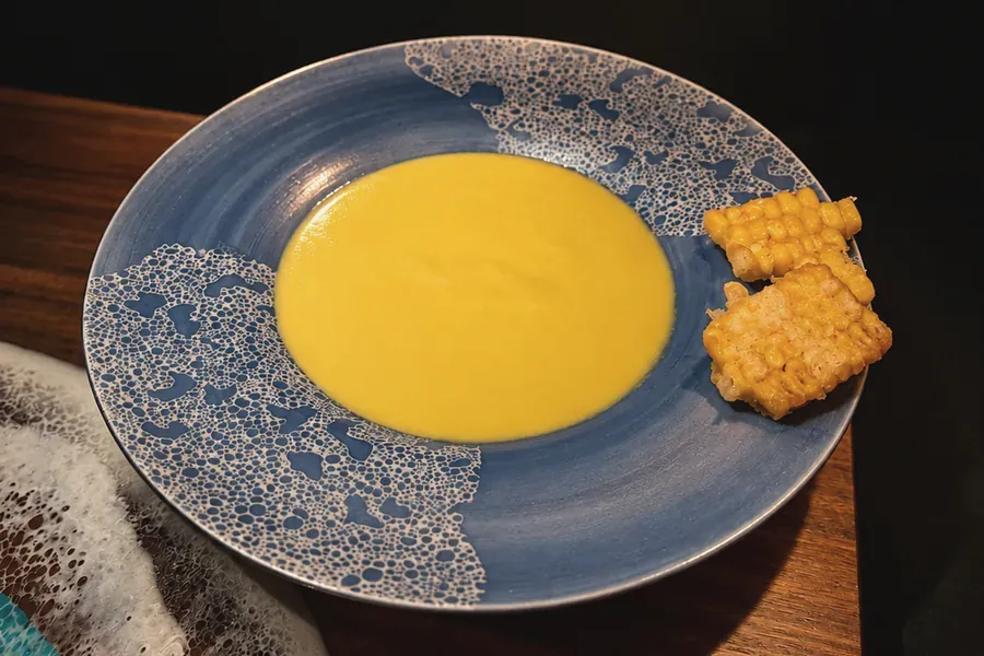 海霞のとうもろこしのスープ