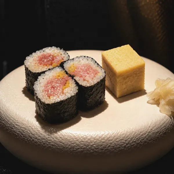 海霞の巻物と玉子焼き